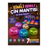 ŞOKİTO Işıklı Simli Çin Mantısı Squishy | Büyük Boy Yumuşak Oyuncak | Sık Bırak Stres Oyuncağı | Sürpriz Renk