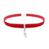Sol Anahtarı Choker Tasma Kadın Kolye