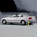 Sol Arka Tampon Köşe Bandı Çıtası Kuşağı Honda Civic Sedan ile uyumlu 1996-2000