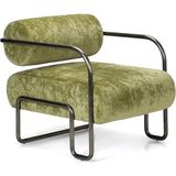 Solano Design Bona Yeşil Metal Berjer - Standart