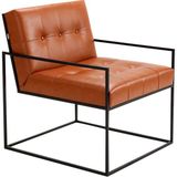 Solano Design Garda Taba Metal Deri Berjer - Standart