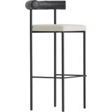 Solano Design Glam Siyah Metal Bar Sandalyesi - Standart