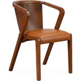 Solano Design Laria Ceviz Ahşap Yemek Odası Sandalyesi - Standart