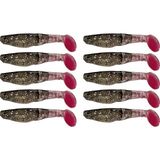 Solano Fishing Simli Silikon Sahte Balık, Balık Yemi 8 cm 8'li Paket