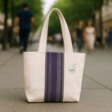 Solanum Ehil – Büyük Boy El Yapımı Tote - Mor