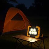 Solar 30W Güneş Enerjili LED Projeksiyon Lamba / Kamp Işığı / Çalışma Lambası.