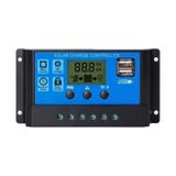 Solar Akü Şarj Kontrol Cihazı 30A Güneş Enerjisi USB Çıkışlı