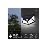 Solar Bahçe Aydınlatma Lambası 100 Led - Hareket Sensörlü, Kablosuz, Otomatik