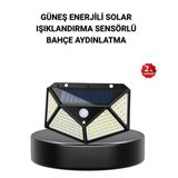 Solar Bahçe Lambası 100 Led Hareket Sensörlü Güneş Enerjili Aydınlatma P197016s4660