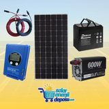 Solar Enerji Deposu 600W Güneş Enerjisi Paketi – Ev Tipi Solar Sistem