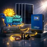 Solar Enerji Deposu 7000W Lityum Güneş Enerjisi Paketi