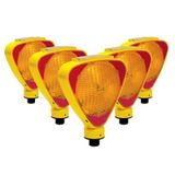 Solar Flaşörlü Ledli Lamba Sarı 5`li Set