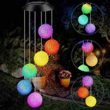 Solar Garden Lights Hanging Eva Ball Güneş Enerjili Asılabilir Bahçe Aydınlatma Ip44 Dış Mekan Dekoratif Led Işık 6 Saat Şarj 8 Saat Aydınl