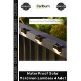 #Solar Güneş Enerjili Bahçe Aydınlatma Dış Mekan Lamba Waterproof Solar Merdiven Lambası 4 Adet