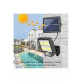 Solar Gunes Enerjili Hareket Sensorlu Solar Aydinlatma 3 Mod 5 Metre Kablo Uzunluk