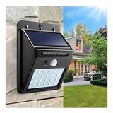 Solar Güneş Enerjili Şarj Olabilen 20 Ledli Bahçe Lambası (Siyah)