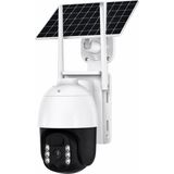 Solar Güneş Enerjili Smart Home Kamera 4g 2-Way Sesli Arama, 10-15M Insan Algılama, IP66 Su Geç - Çok Renkli