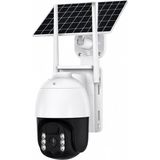 Solar Güneş Enerjili Smart Home Kamera 4g 2-Way Sesli Arama, 10-15M Insan Algılama, IP66 Su Geç