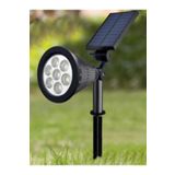 Solar Kazıklı Çim Armatür Cata 7w Güneş Enerjili Led Çim Lambası Bahçe Ağaç Aydınlatma Lambası (Amber Işık)