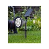 Solar Kazıklı Çim Armatür Cata 7W Güneş Enerjili Led Çim Lambası Bahçe Ağaç Aydınlatma Lambası (Yeşil Işık) [Enerji Sınıfı A+]