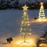 Solar LED Christmas Tree Lights Güneş Enerjili LED Yılbaşı Ağacı Bahçe Balkon Teras Aydınlatma