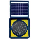 Solar Ledli Flaşör, Solar Çakar Lamba (Sarı)