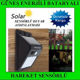 Solar Light Güneş Enerjili 20 Led Li Bahçe Aydınlatma Solar Dış Mekan Lambası Hareket Sensörlü