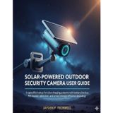 Solar-Powered Outdoor Security Camera User Guide: A simplified setup for solar-charging systems with battery backup, PIR motion detection, and smart energy-efficient recording