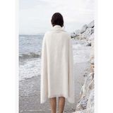 Solara %100 Pamuk Plaj Havlusu 80x170 cm Coconut Cream