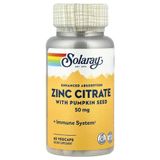 Solaray Solaray Zinc Citrate with Pumpkin Seed Immune System 60 VegCaps