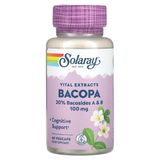 Solaray Vital Extracts, Bacopa, 100 mg, 60 Vegcaps