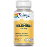 Solaray Yeast Free Selenium 100MCG Healthy Immune & Thyroid 90 Vegcaps - 90 KAPSÜL