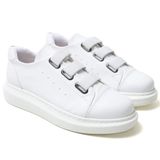 Solaress 253 Erkek Sneaker, Okul, Ofis için Günlük Spor Ayakkabı, Beyaz, 43 EU