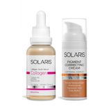 Solaris 30 ml Kolajen Cilt Bakım Serumu ve Aydınlatıcı Leke Kremi