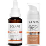 Solaris Leke Karşıtı C Vitamin Cilt Serumu 30 Ml Ve Melavoid İçerikli Aydınlatıcı Leke Kremi 50 Ml