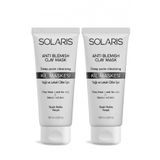 Solaris Yağlı ve Lekeli Ciltler İçin 100 ml x 2 Adet Kil Maskesi