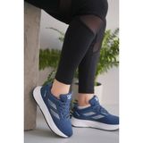Solazer Kadın Günlük Sneaker Spor Ayakkabı 052 052 Tekstil Malzeme ve Poliüretan Taban ile Rahat Kullanım - Lacivert