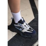 Solazer Kadın Ortopedik Taban Fileli Sneaker Günlük Spor Ayakkabı SLZ00028 - Mavi