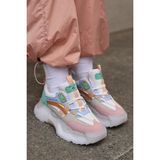 Solazer Kadın Ortopedik Taban Fileli Sneaker Günlük Spor Ayakkabı SLZ00028 - Pembe