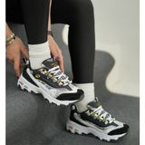 Solazer Kadın Siyah Leopar Sneaker Günlük Spor Ayakkabı 049