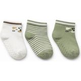 Solde Socks 3’lü Çocuk Pamuklu Günlük Çorap – Çizgili & Figürlü, Kaliteli - 22 - 23 - Çok Renkli