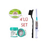 Solder Krem Lehim Paste 183°C Sn63/Pb37 50G Flux Lehim Toplama Cp-1515 Lehim Emme Teli 1,5 Mm