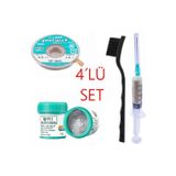 Solder Krem Lehim Paste 183°C Sn63/Pb37 50G Flux Lehim Toplama Cp-3515 Lehim Emme Teli 3,5 Mm