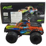 Sole 1:16 Ölçek Cross Country Işıklı Off-Road Rc Araba – Uzaktan Kumandalı, 3 Renk Seçenekli - Turuncu