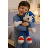 Sole 50 cm Büyük Boy Sonic Peluş Oyuncak | Sevimli, Yumuşacık Hediye & Koleksiyon Ürünü Uyku Arkadaşı