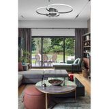 Sole Gri Renk Salon - Mutfak - Hol Beyaz Led 3 Lü Avize Gri