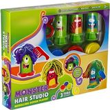 Sole Monster Hair Studio Oyun Hamuru Seti | Canavar Kuaför Eğlencesi! - Kırmızı - Sarı - Yeşil - Mavi