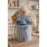 SOLE Özel Kutuda Uyku Arkadaşı Bunny Peluş Tavşan ile Erkek Yeni Doğan Hediye Seti | Babyshower, Yenidoğan Hediyesi