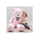 Sole Peluş Ayı 120 Cm Papyonlu Sevimli Peluş Ayı - Premium Kumaş Büyük Pelüş Ayıcık