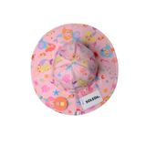 Soleda Uv Korumalı Çift Taraflı Ayarlanabilir Bebek Çocuk Şapkası Mermaid Magic Pembe